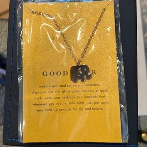 Good luck elephant necklace
